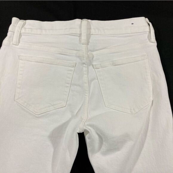 J.Crew Factory Men’s 29x32 White Slim Flex Jeans Straight Leg Preppy Casual - Picture 5 of 12